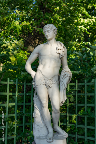 Statue of “Antina” in the Summer Garden, St.Petersburg, Russia  photo