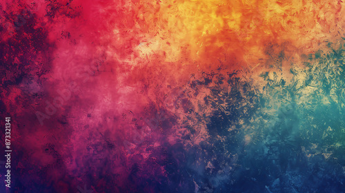 Wallpaper Mural Abstract artwork featuring a colorful gradient noise grain background texture. Torontodigital.ca