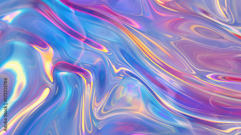 Holographic white background with subtle pastel colors and smooth, fluid patterns. Holographic white background with subtle pastel colors and smooth, fluid patterns.
