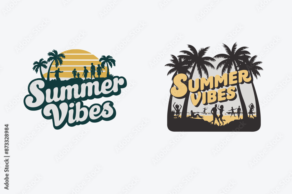 summer t-shirt design palm tree
