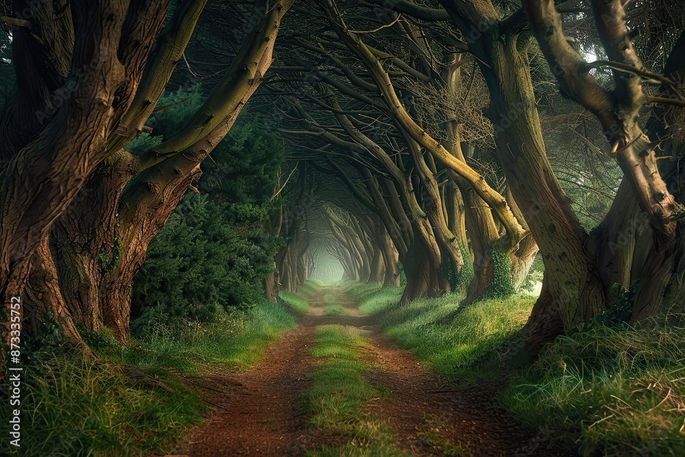 Obraz premium the dark hedges