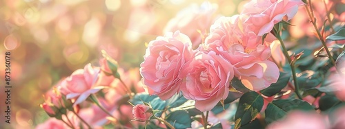pink and yellow roses background