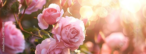 pink and yellow roses background