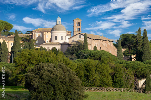 The Caelian Hill (Collis Caelius; Celio) is one of seven hills of Rome, Italy