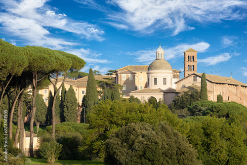 The Caelian Hill (Collis Caelius; Celio) is one of seven hills of Rome, Italy
