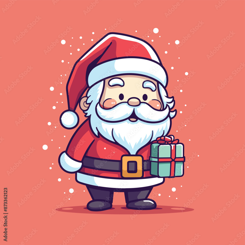 Cute Santa Vector Illustration Cute Santa Vector Illustration