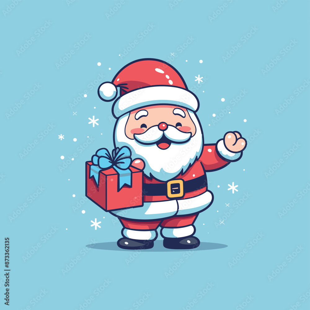 Cute Santa Vector Illustration Cute Santa Vector Illustration