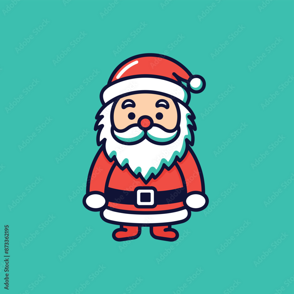 Cute Santa Vector Illustration Cute Santa Vector Illustration