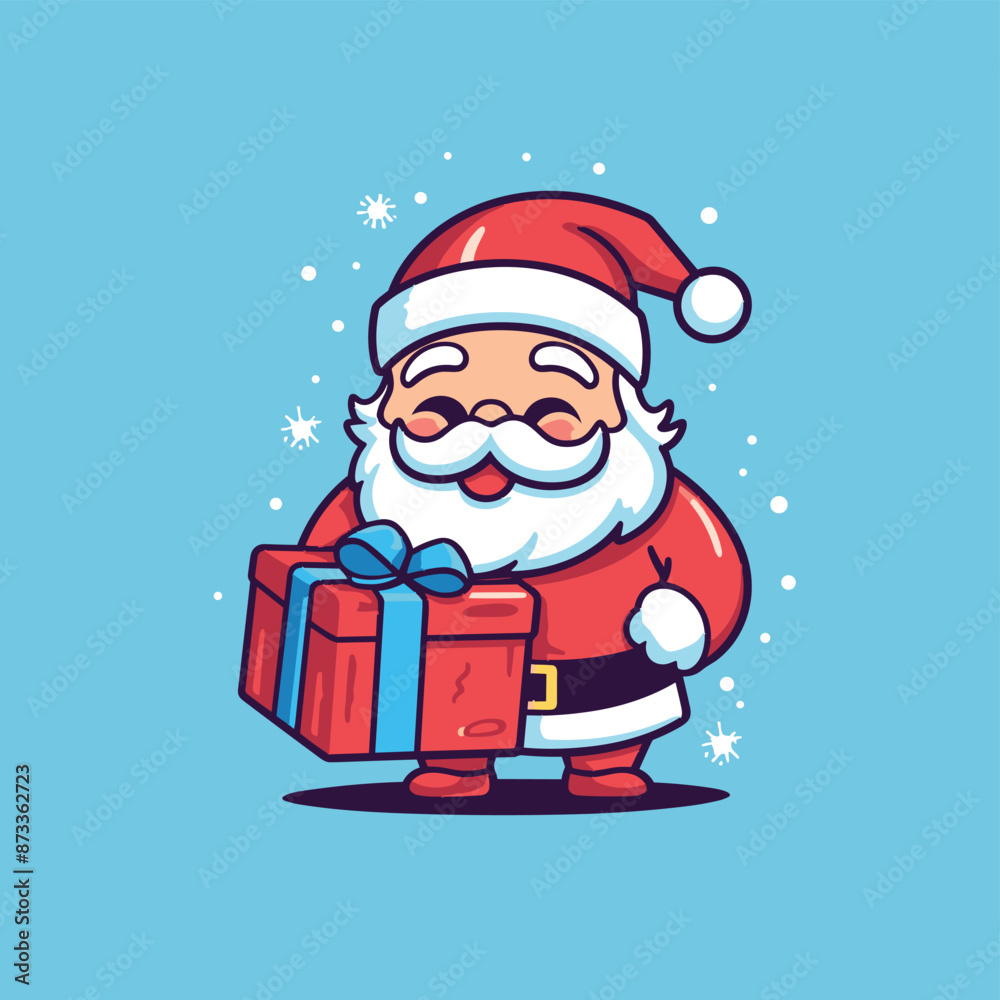 Cute Santa Vector Illustration Cute Santa Vector Illustration