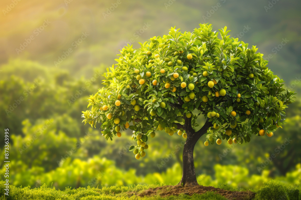 Common Lime tree background design, creative wallpaper Common Lime tree background design, creative wallpaper