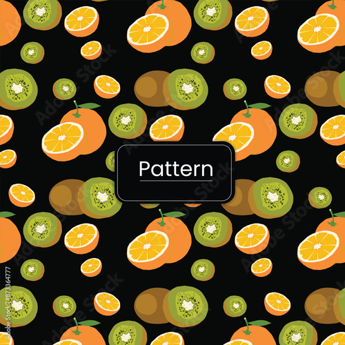 seamless fruits  pattern design