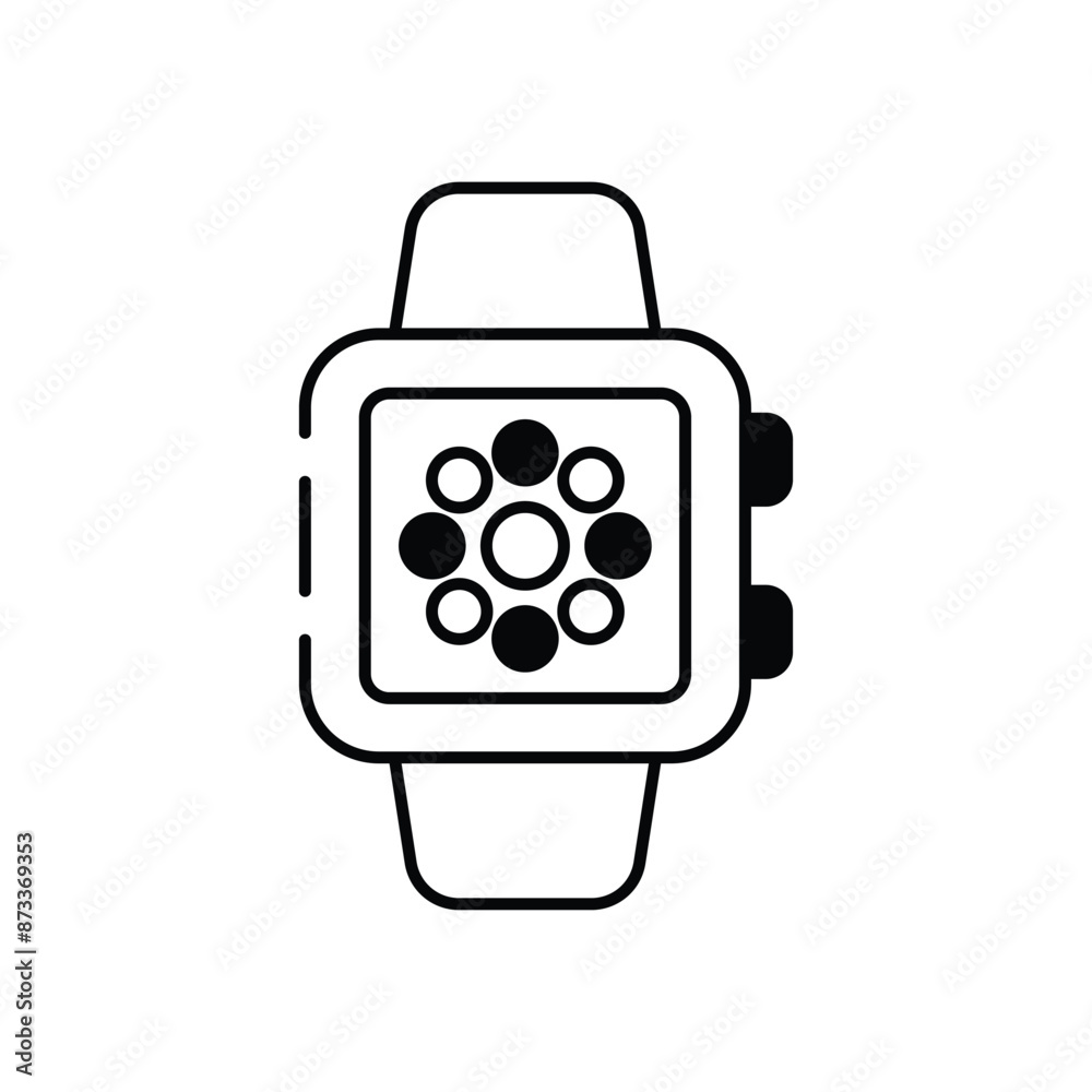 Smartwatch vector icon Smartwatch vector icon