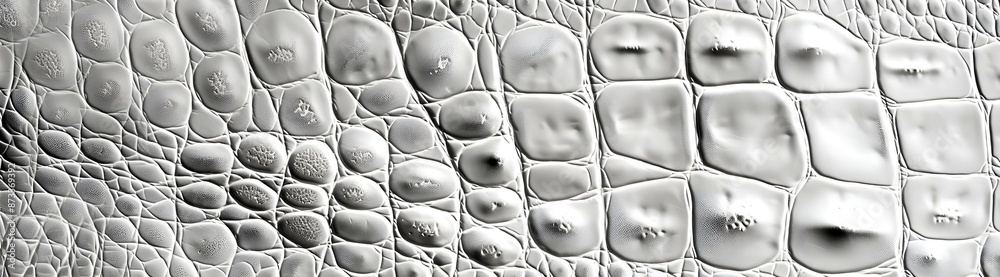 Fototapeta premium background, white reptile skin