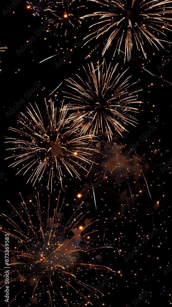 Fireworks show, brilliant display, night celebration, close up, focus on, copy space Double exposure silhouette with fireworks beauty Fireworks show, brilliant display, night celebration, close up, focus on, copy space Double exposure silhouette with fireworks beauty