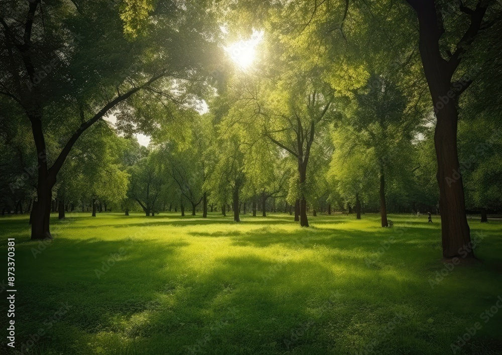 Beautiful sunrise in the place with green scenery
Beautiful sunrise in the place with green scenery