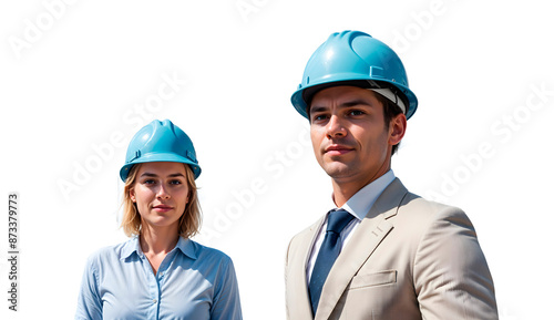 Portrait of a architect or engineer