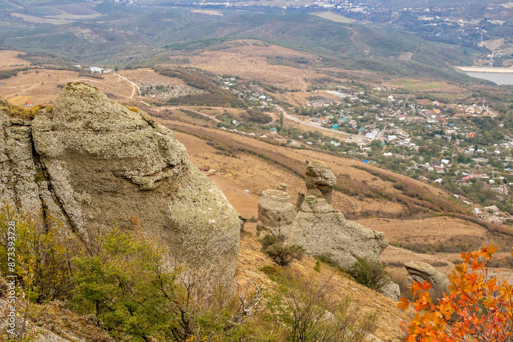 Obraz premium Demerdzhi (Demirdzhi, Demirji) Mountain in the Crimea