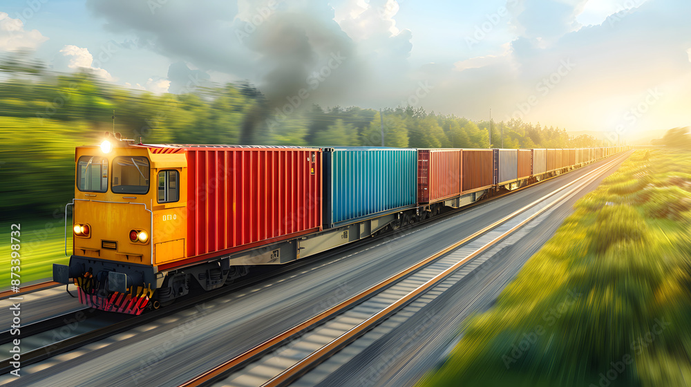 Economic Pulse: Freight Train Rolling Through the Sunset