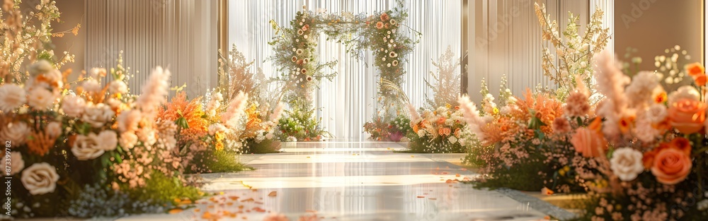 Luxurious Wedding Ceremony Setup Luxurious Wedding Ceremony Setup
