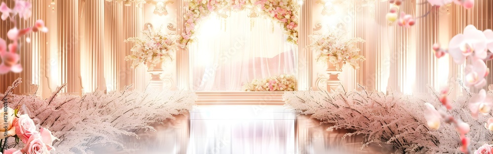 Luxurious Wedding Ceremony Setup