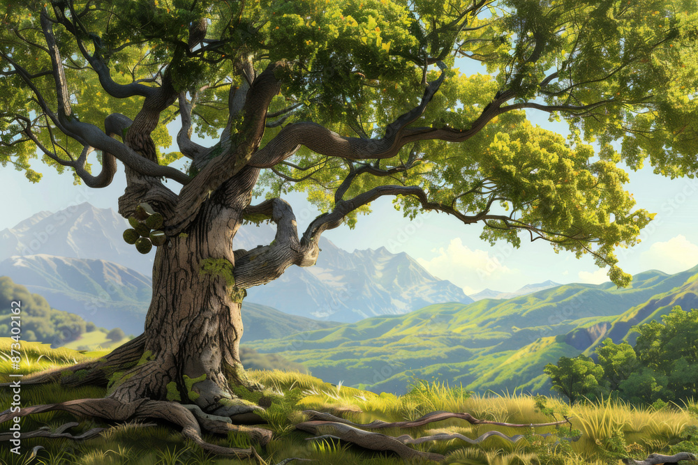 Elm tree background design, creative wallpaper Elm tree background design, creative wallpaper