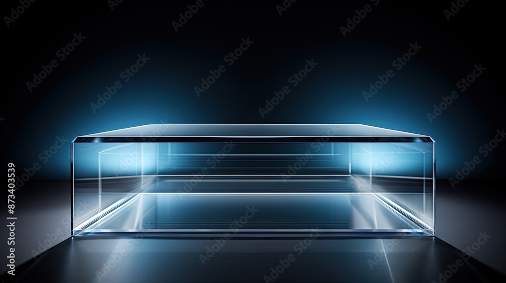 mockup for product showcasing, sleek, modern glass podium, empty, with a bright, clean, studio backdrop mockup for product showcasing, sleek, modern glass podium, empty, with a bright, clean, studio backdrop