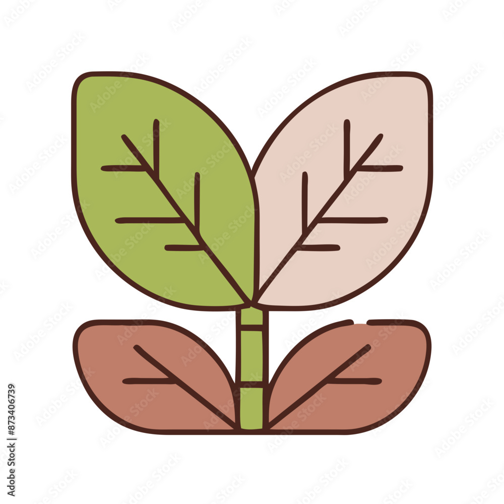 Leaves icon set Leaves icon set