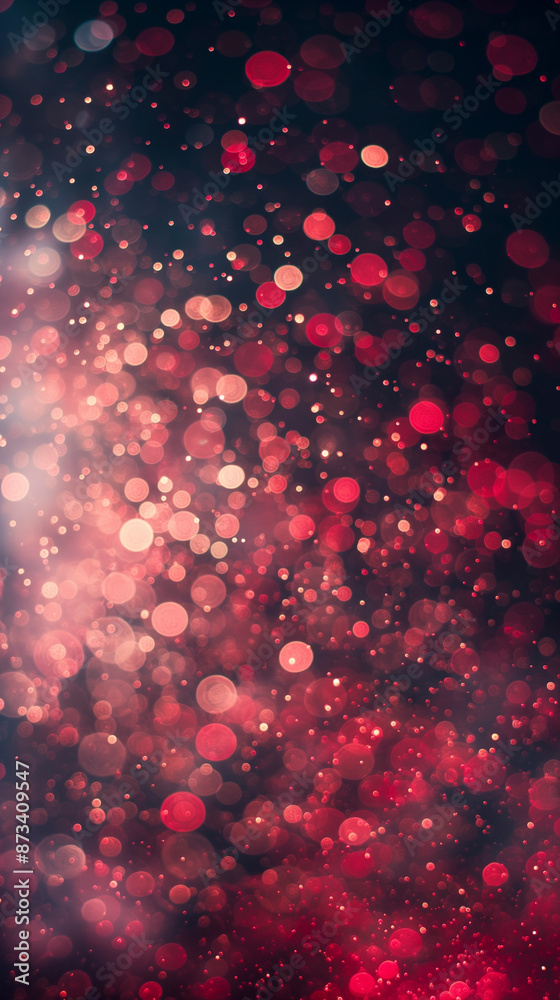 Abstract Red Glitter Bokeh Background Image Abstract Red Glitter Bokeh Background Image