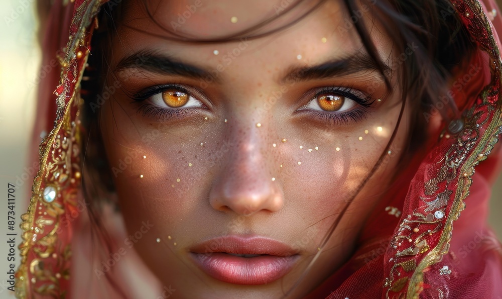 indian girl, fair colour, good looking, Generative AI indian girl, fair colour, good looking, Generative AI