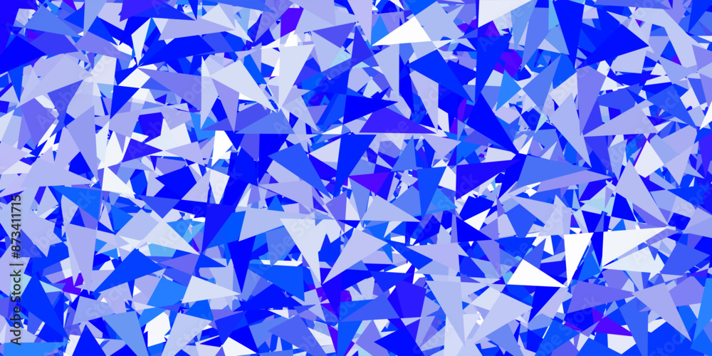 Light blue vector background with triangles. Light blue vector background with triangles.