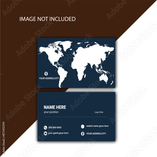 business card template