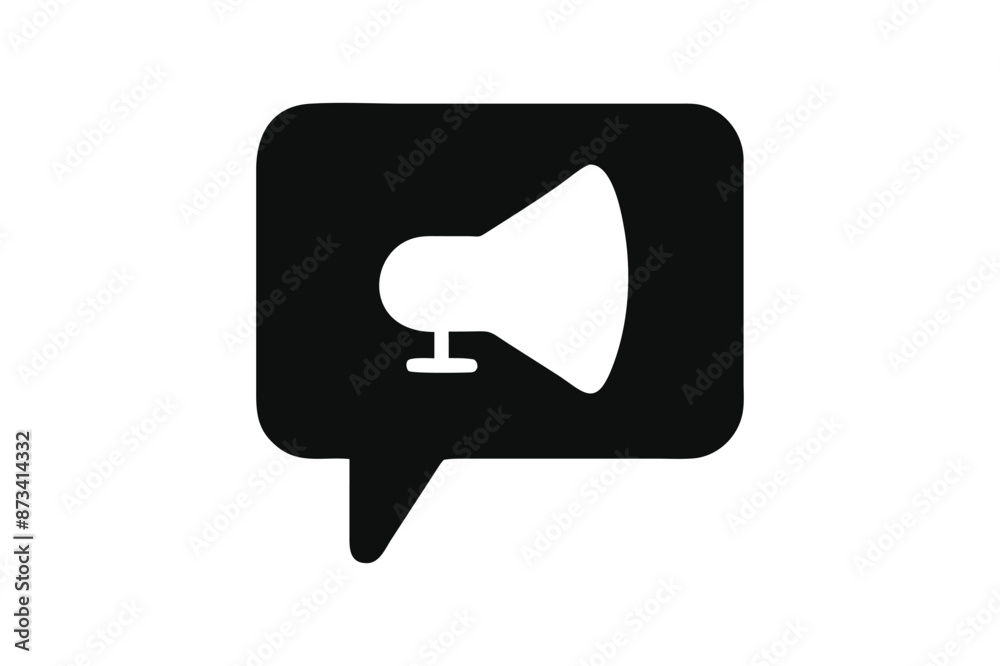 Speech icon vector