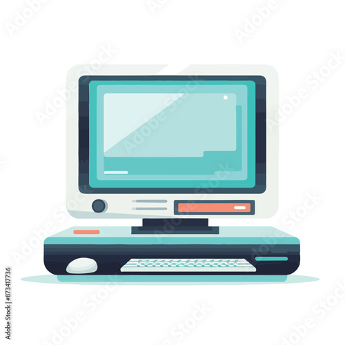 Adobe Illustraillustration, vector, computer, technology, icon, screen, digital, device, desktop, design, display, laptop, electronic, monitor, modern, isolated, blank, business, pc, interntor Artwork