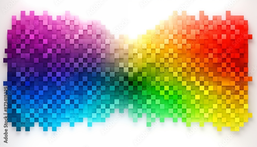 abstract rainbow background with squares lines blocks abstract rainbow background with squares lines blocks
