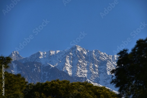 Photography snow covered mountains