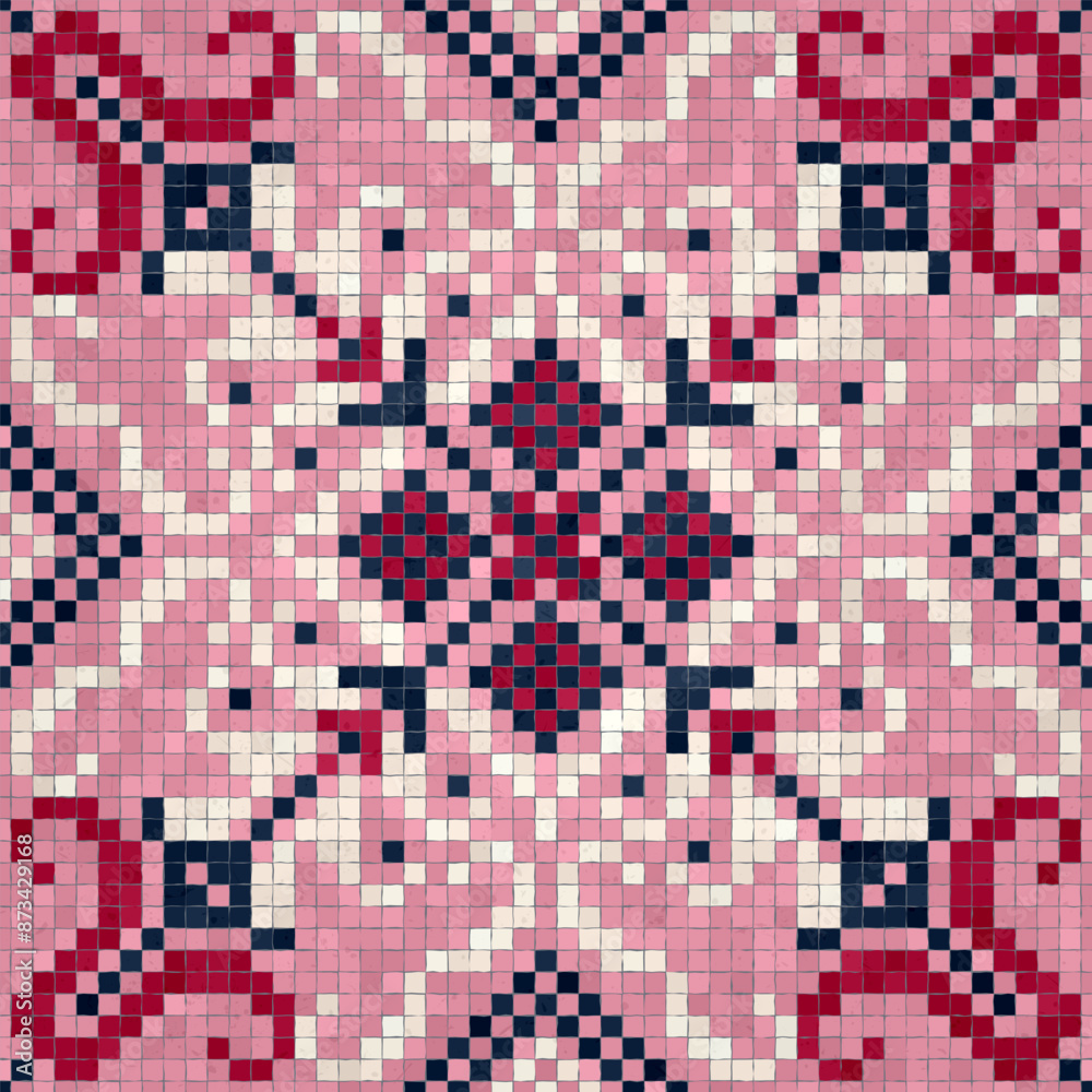 Mosaic tiles background, seamless vector pattern Mosaic tiles background, seamless vector pattern