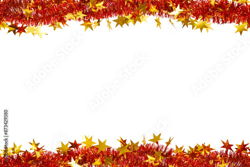 Quadro su tela Festive Christmas frame, border