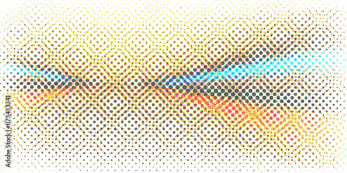 Wallpaper Mural Abstract color vector halftone background, colorful halftone background illustration with copy space consisting of black dots and square pop art template texture background vector illustration. Torontodigital.ca