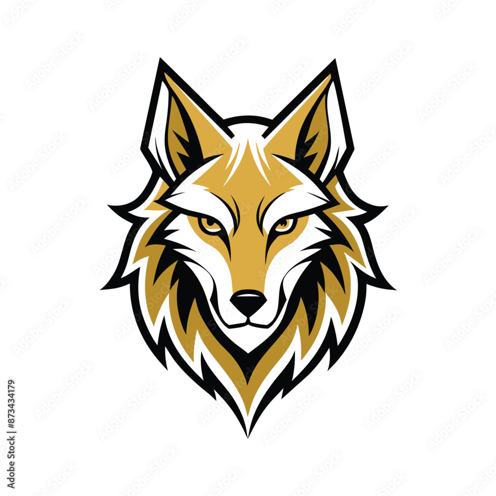 vector wolf logo design template vector wolf logo design template