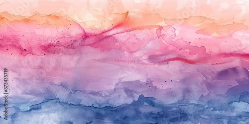 The background is an abstract watercolor