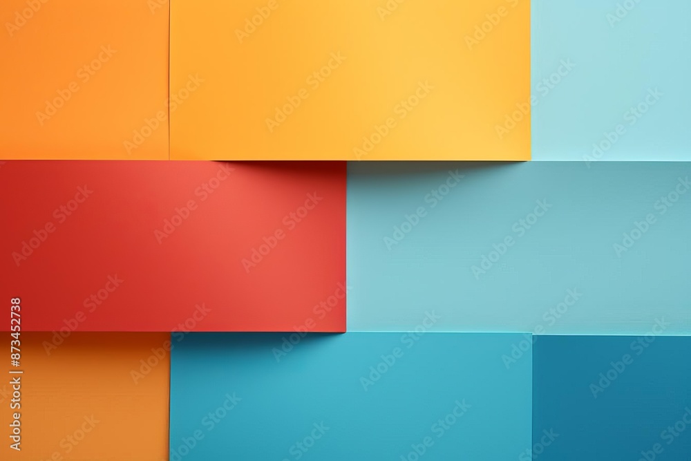Colorful Overlapping Rectangles Design Colorful Overlapping Rectangles Design