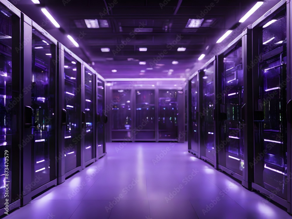 Digital Network and data servers room Digital Network and data servers room