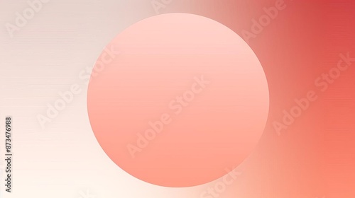 Wallpaper Mural Abstract background with a large red circle on a white and peach backdrop Torontodigital.ca