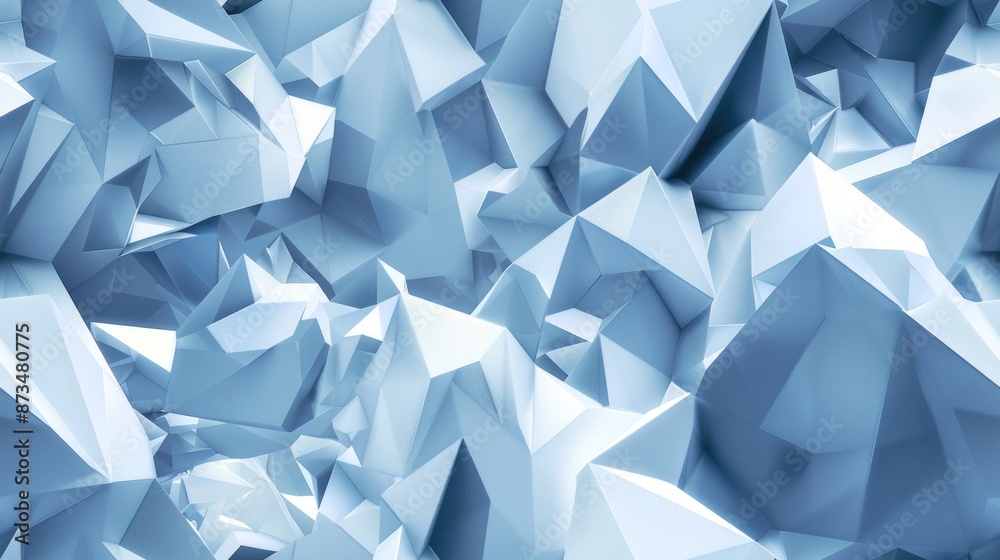 Abstract Blue Geometric Background Abstract Blue Geometric Background