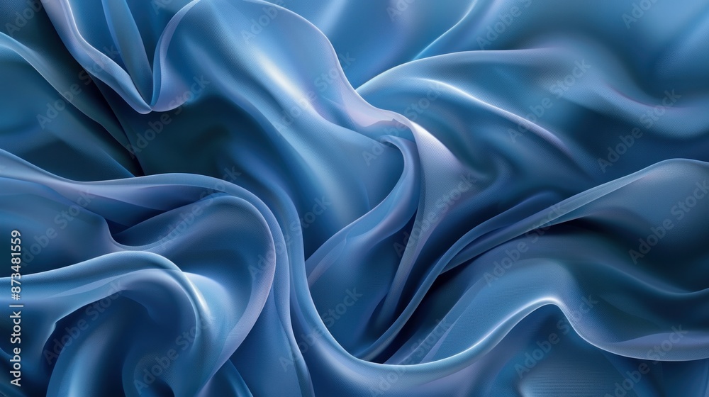 Obraz premium Silky wave design on an abstract art background.