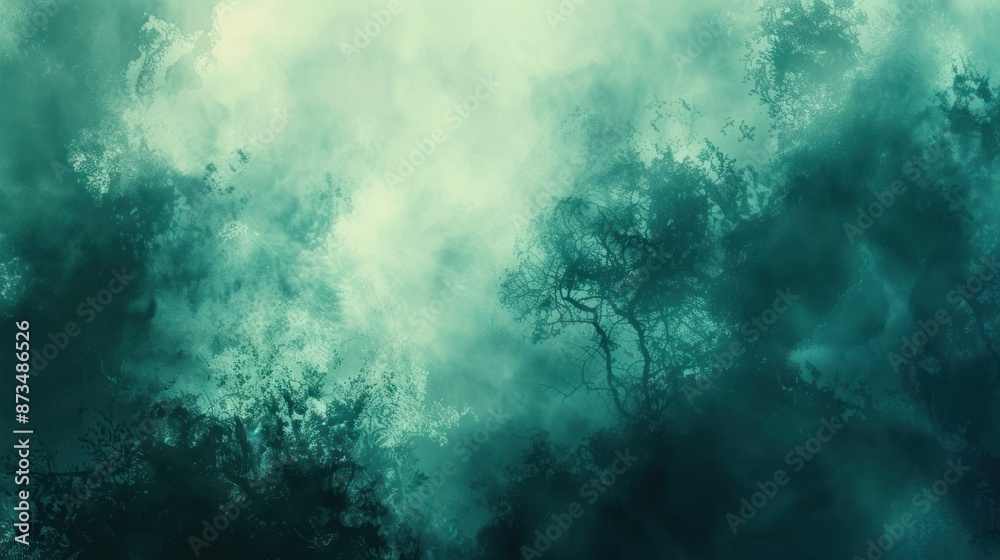 Mysterious Foggy Forest Mysterious Foggy Forest