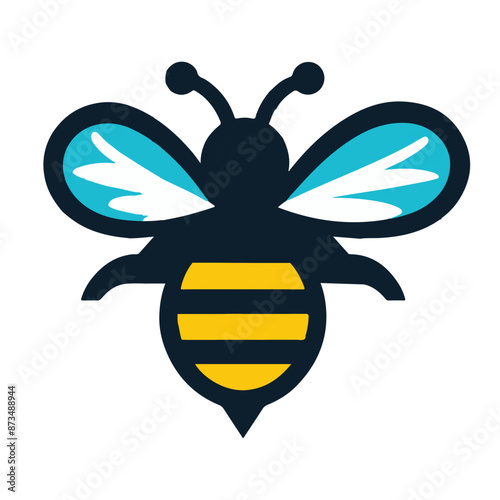Cute Bee Vector illustration Design 