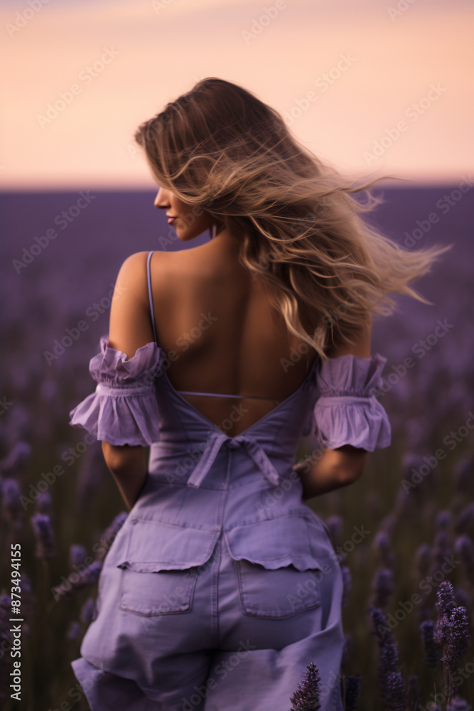 Twilight Serenity in Lavender Dreams Twilight Serenity in Lavender Dreams