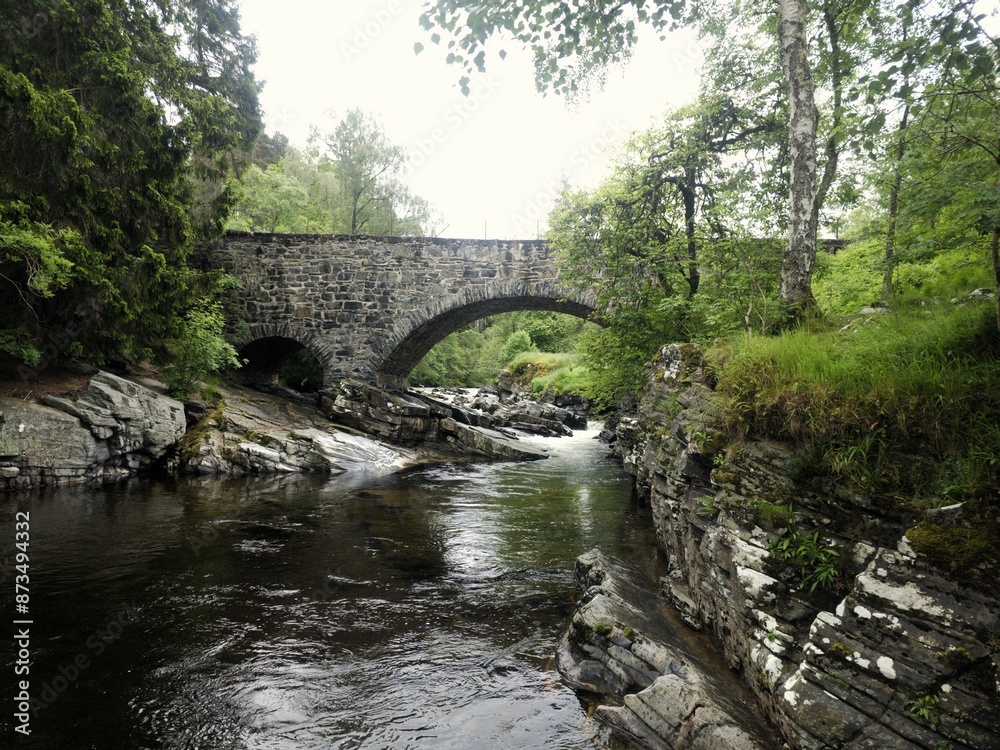 Glen Feshie, Feshie Bridge, loch Insh, Cairngorms, Scotland