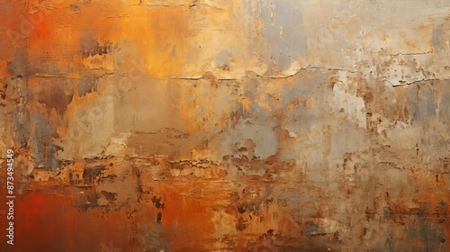 Rustic Orange Texture, a Warm and Earthy Design